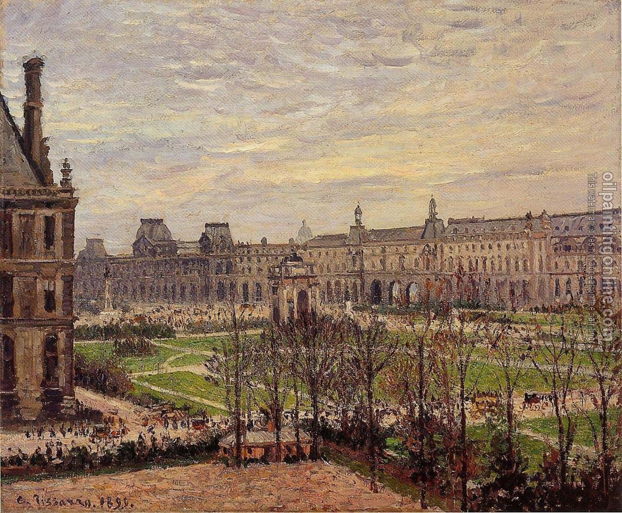 Pissarro, Camille - The Carrousel, Grey Weather